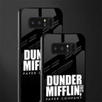 dunder mifflin glass case for samsung galaxy note 8 image-2
