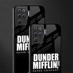 dunder mifflin glass case for oppo f19 pro image-2