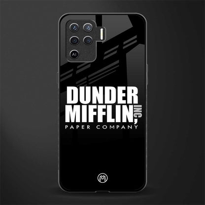 dunder mifflin glass case for oppo f19 pro image