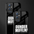 dunder mifflin glass case for oneplus 9 pro image-2