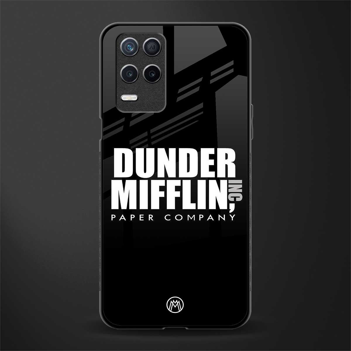 dunder mifflin glass case for realme 8 5g image