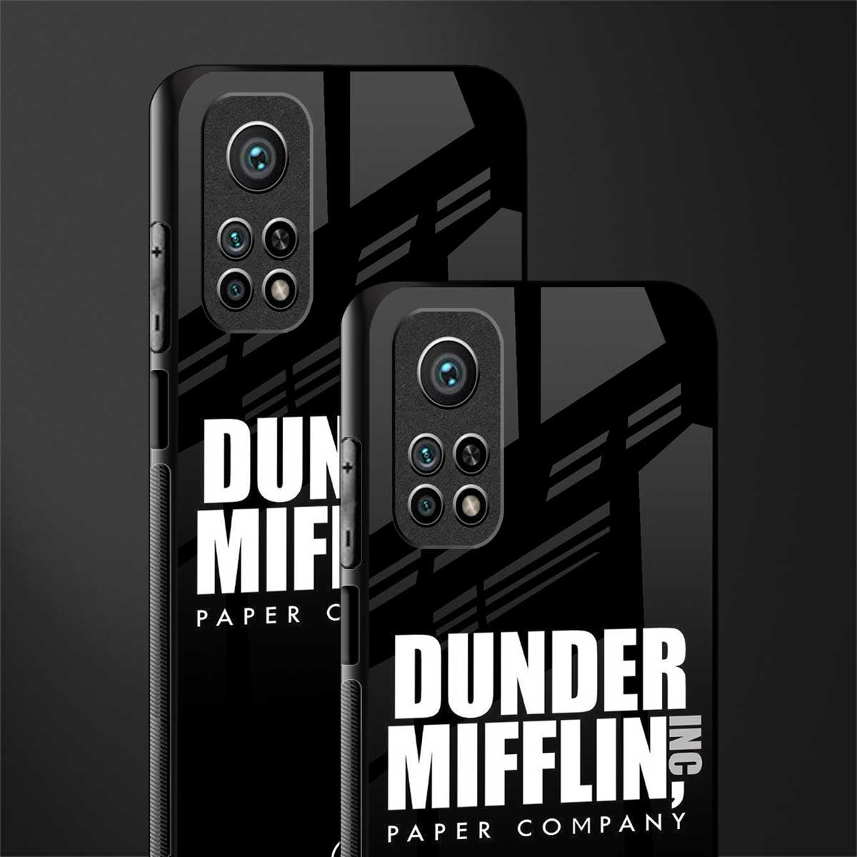 dunder mifflin glass case for mi 10t 5g image-2