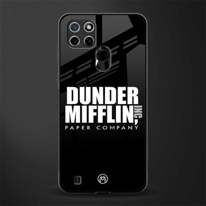 dunder mifflin glass case for realme c21 image