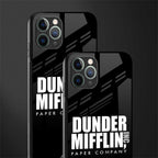 dunder mifflin glass case for iphone 11 pro max image-2