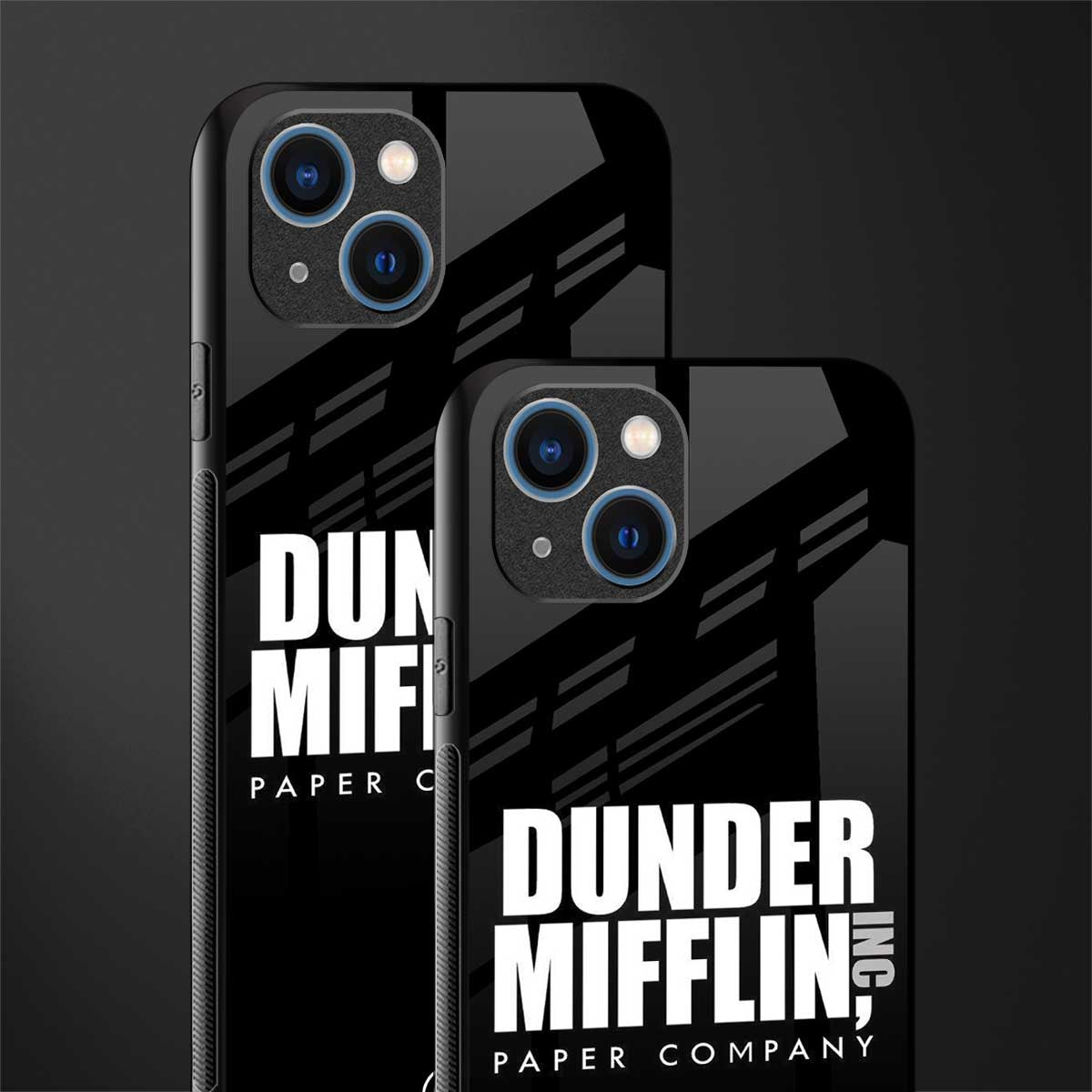 dunder mifflin glass case for iphone 13 image-2