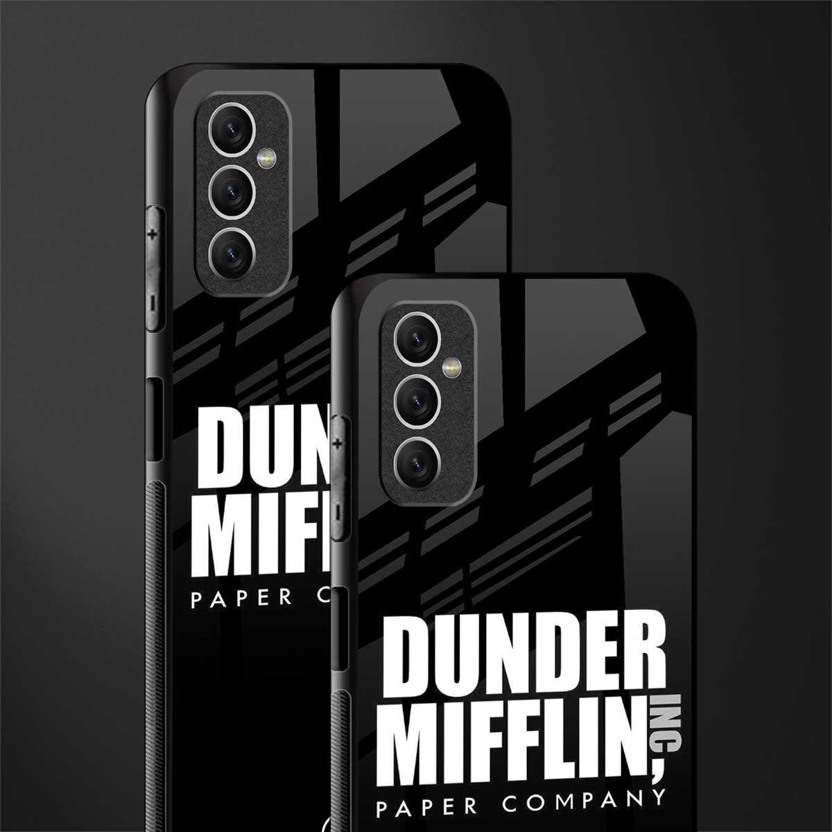 dunder mifflin glass case for samsung galaxy m52 5g image-2