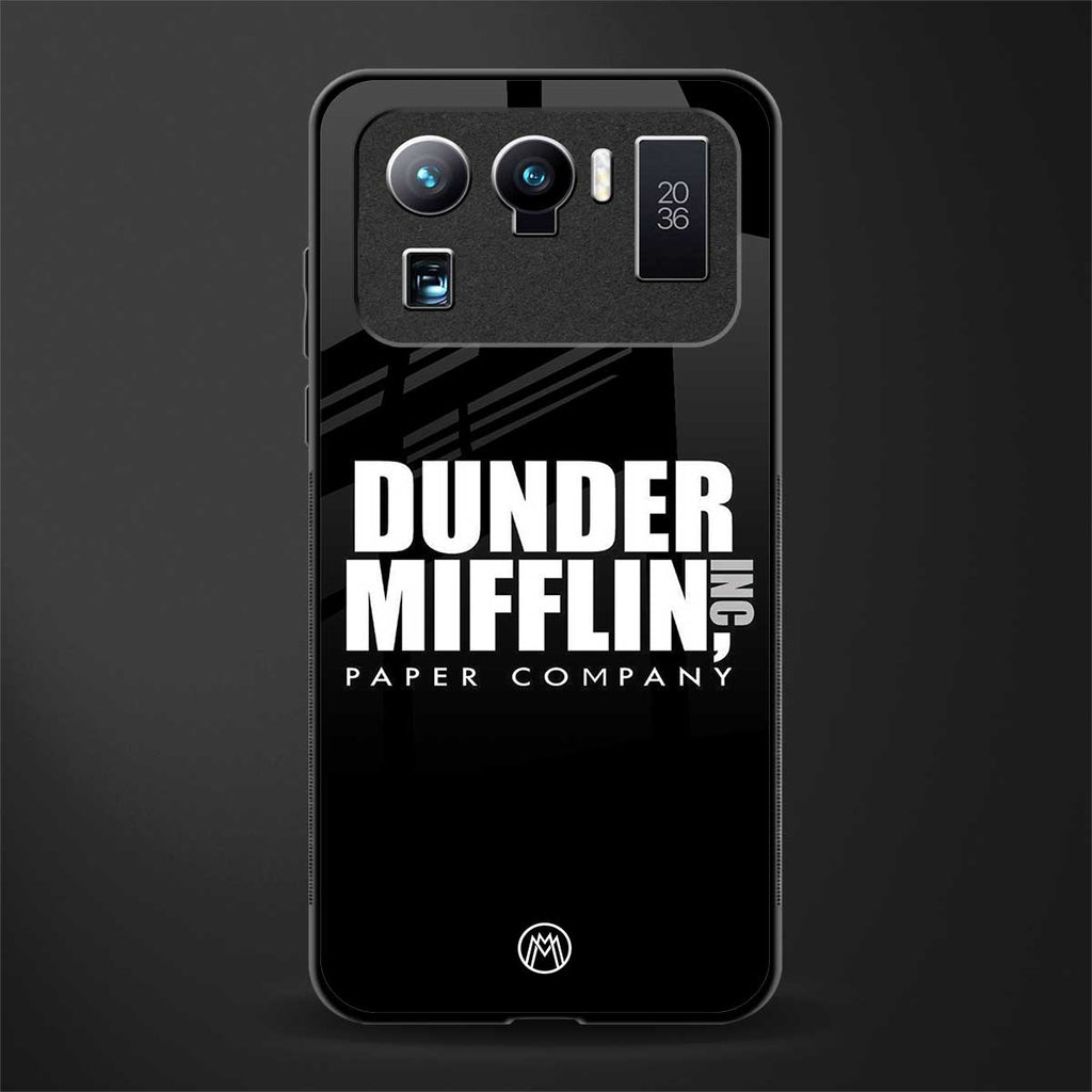 dunder mifflin glass case for mi 11 ultra 5g image
