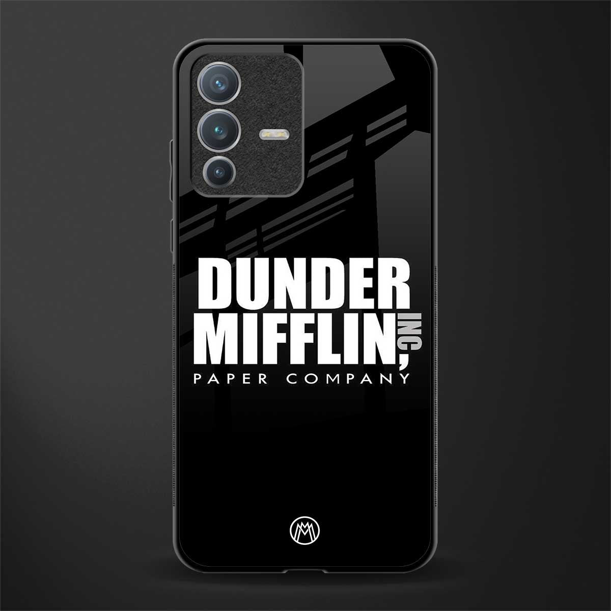 dunder mifflin glass case for vivo v23 pro 5g image
