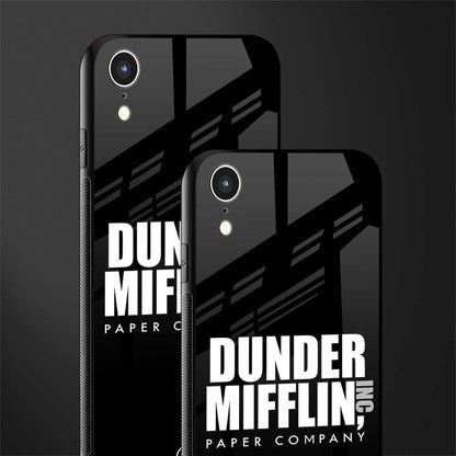 dunder mifflin glass case for iphone xr image-2
