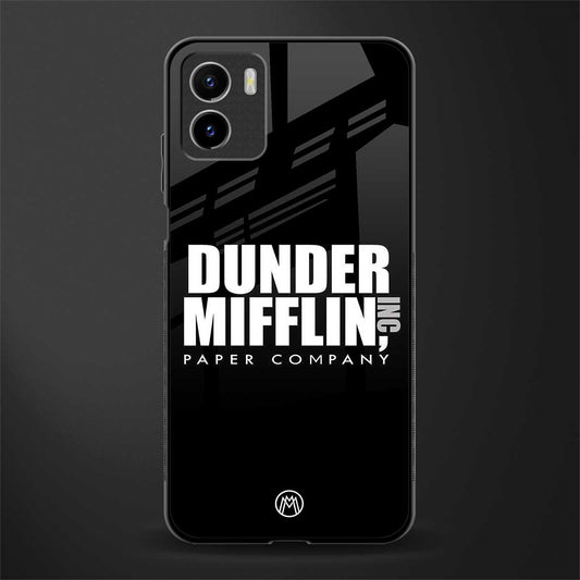 dunder mifflin glass case for vivo y15s image
