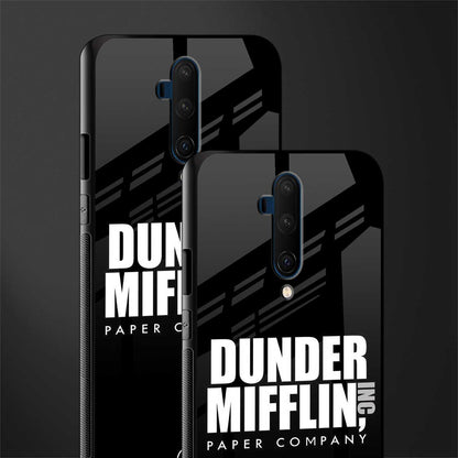 dunder mifflin glass case for oneplus 7t pro image-2