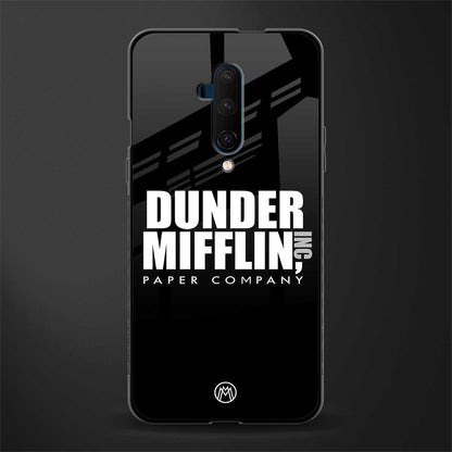 dunder mifflin glass case for oneplus 7t pro image