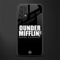 dunder mifflin back phone cover | glass case for samsung galaxy a13 4g