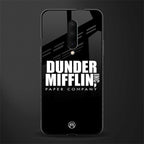 dunder mifflin glass case for oneplus 7 pro image