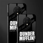 dunder mifflin glass case for oneplus 7t image-2