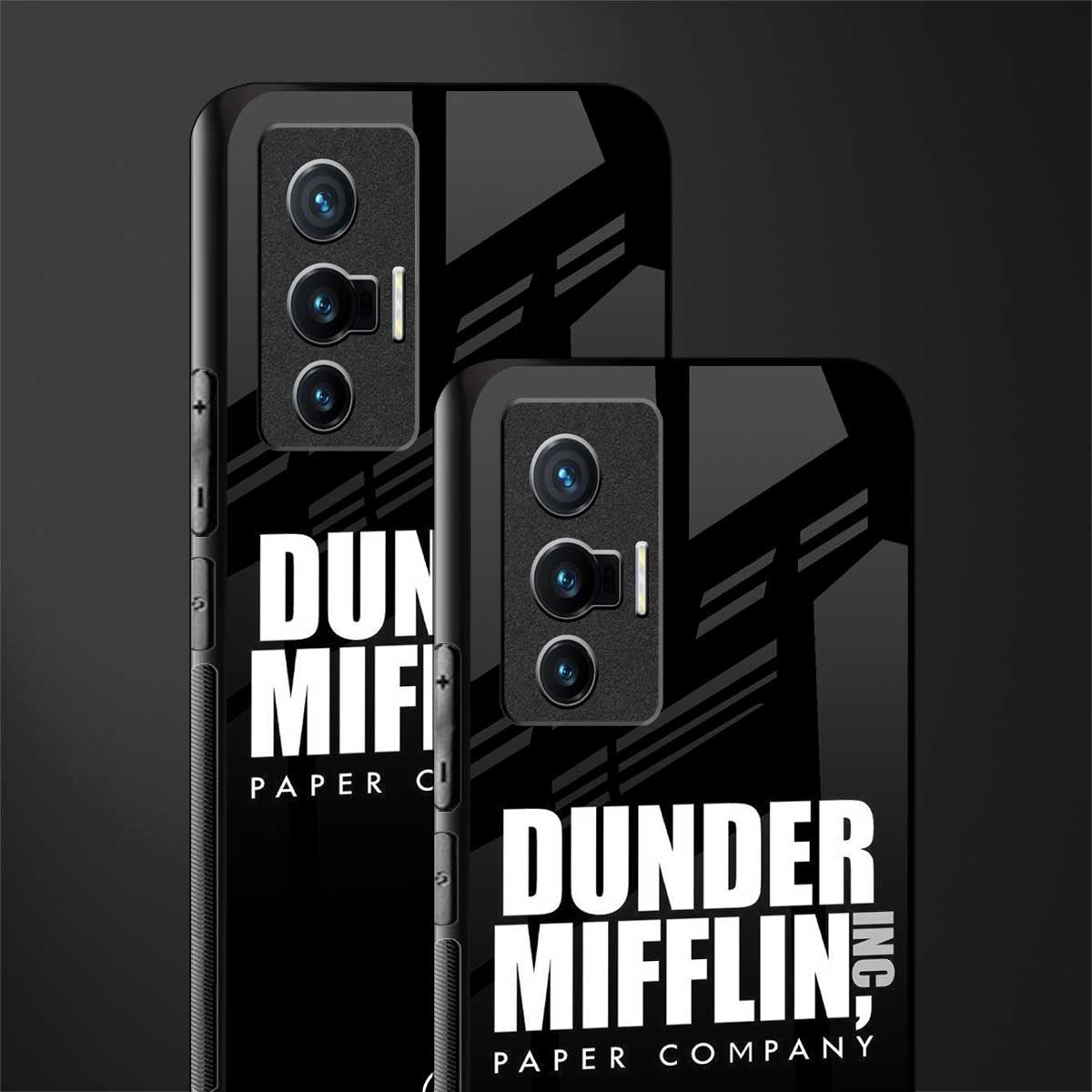 dunder mifflin glass case for vivo x70 image-2