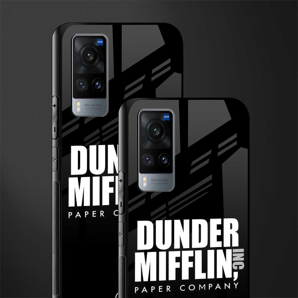 dunder mifflin glass case for vivo x60 image-2