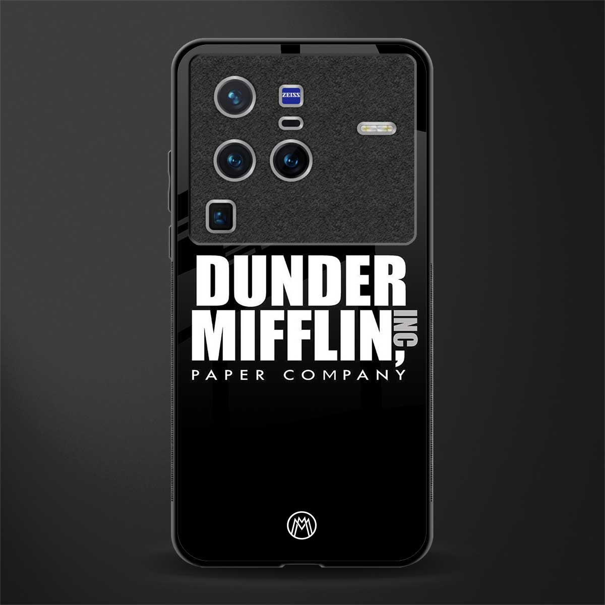dunder mifflin glass case for vivo x80 pro 5g image