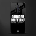 dunder mifflin glass case for oneplus 8 pro image
