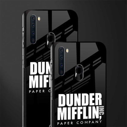 dunder mifflin glass case for samsung a21 image-2