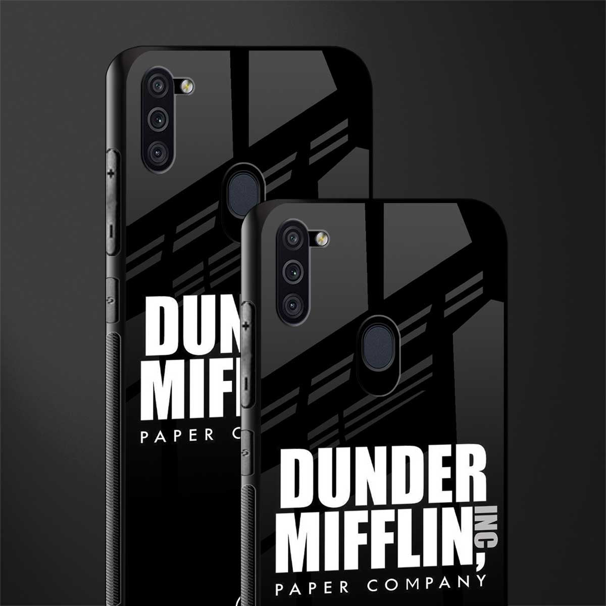 dunder mifflin glass case for samsung a11 image-2