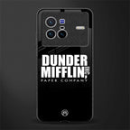 dunder mifflin glass case for vivo x80 image