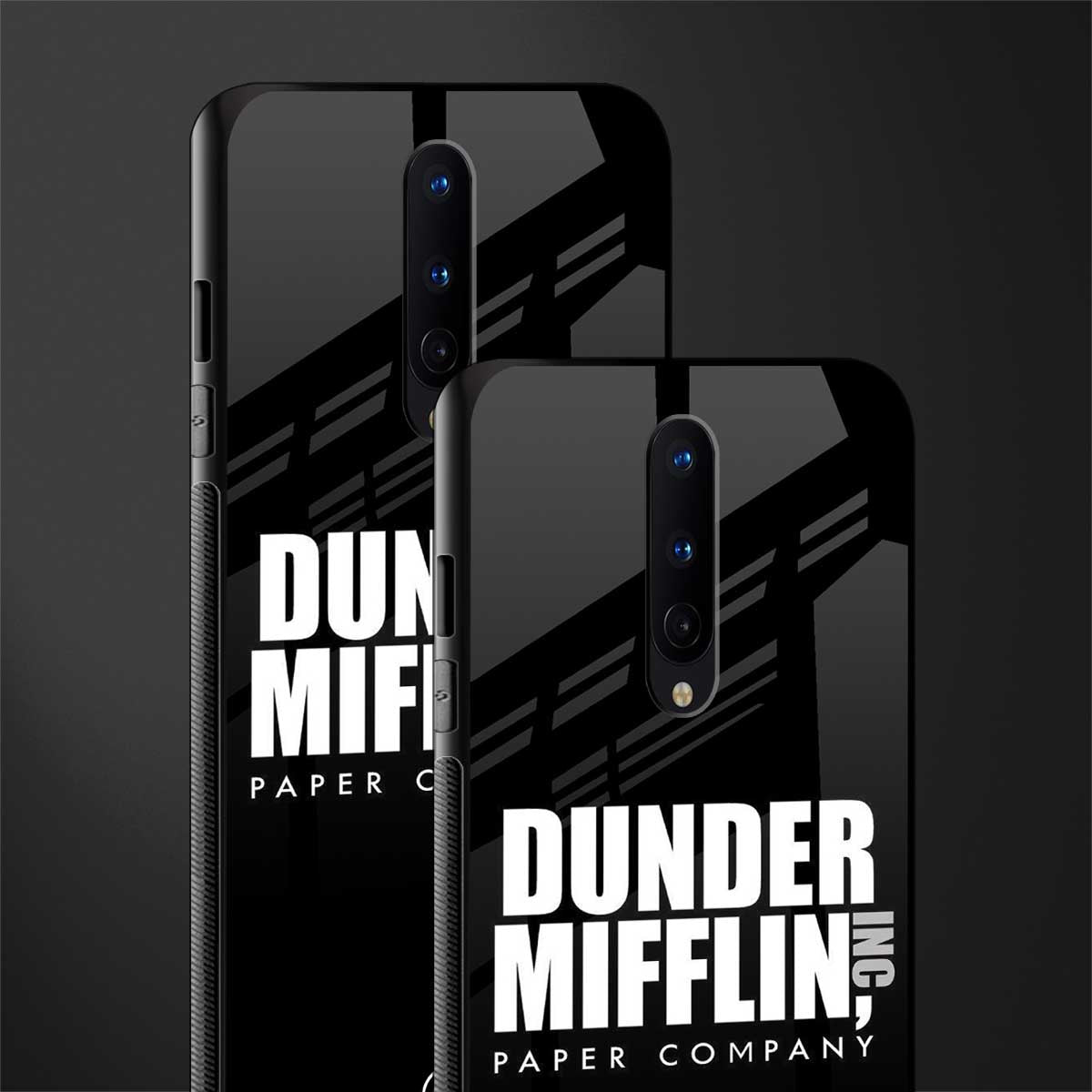 dunder mifflin glass case for oneplus 8 image-2
