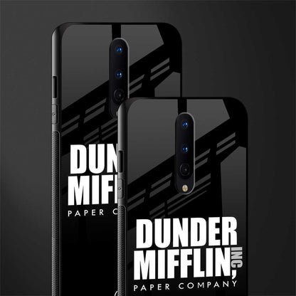 dunder mifflin glass case for oneplus 8 image-2