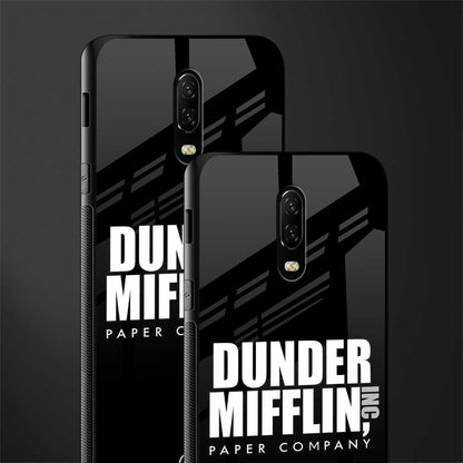 dunder mifflin glass case for oneplus 6t image-2