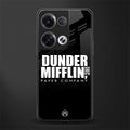 dunder mifflin back phone cover | glass case for oppo reno 8 pro