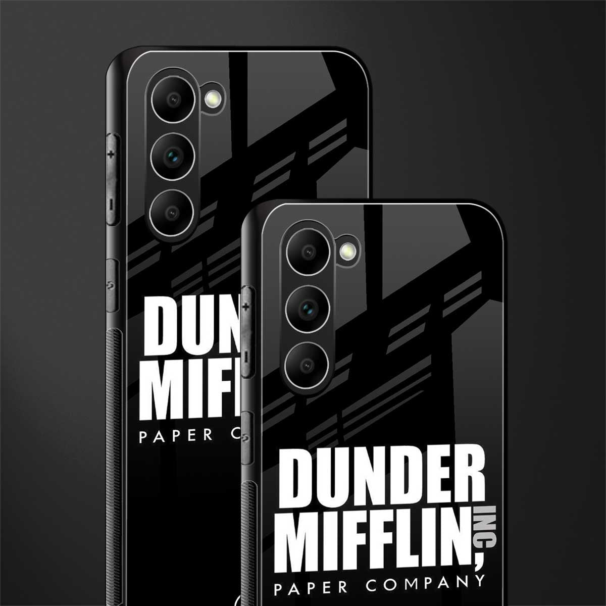 dunder mifflin glass case for phone case | glass case for samsung galaxy s23