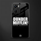 dunder mifflin back phone cover | glass case for vivo y16
