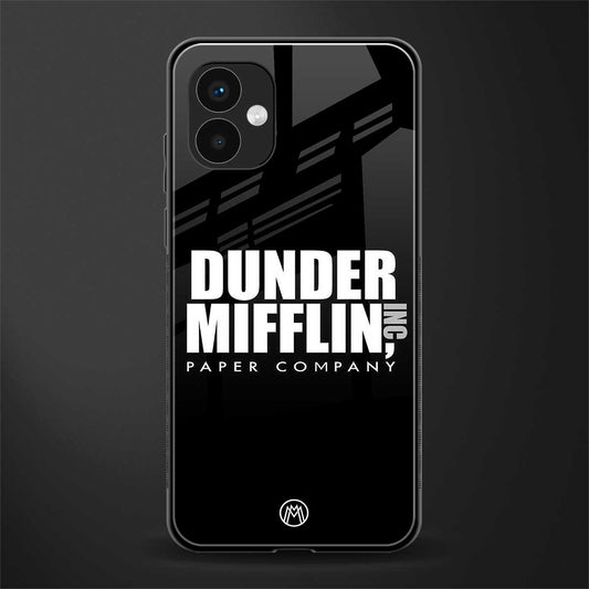 dunder mifflin back phone cover | glass case for samsung galaxy a04