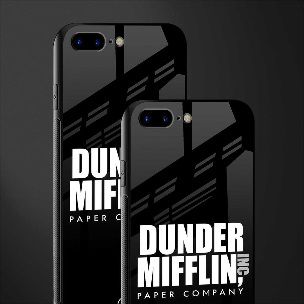 dunder mifflin glass case for iphone 8 plus image-2