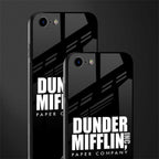 dunder mifflin glass case for iphone 8 image-2