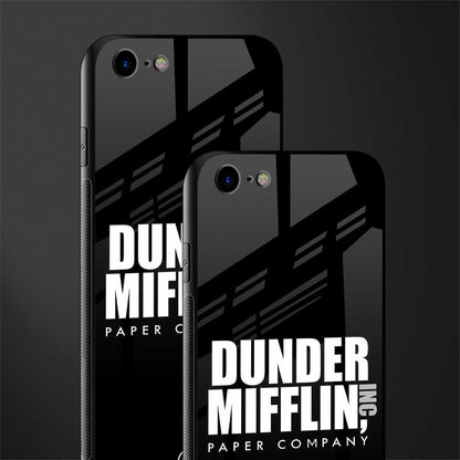 dunder mifflin glass case for iphone 8 image-2