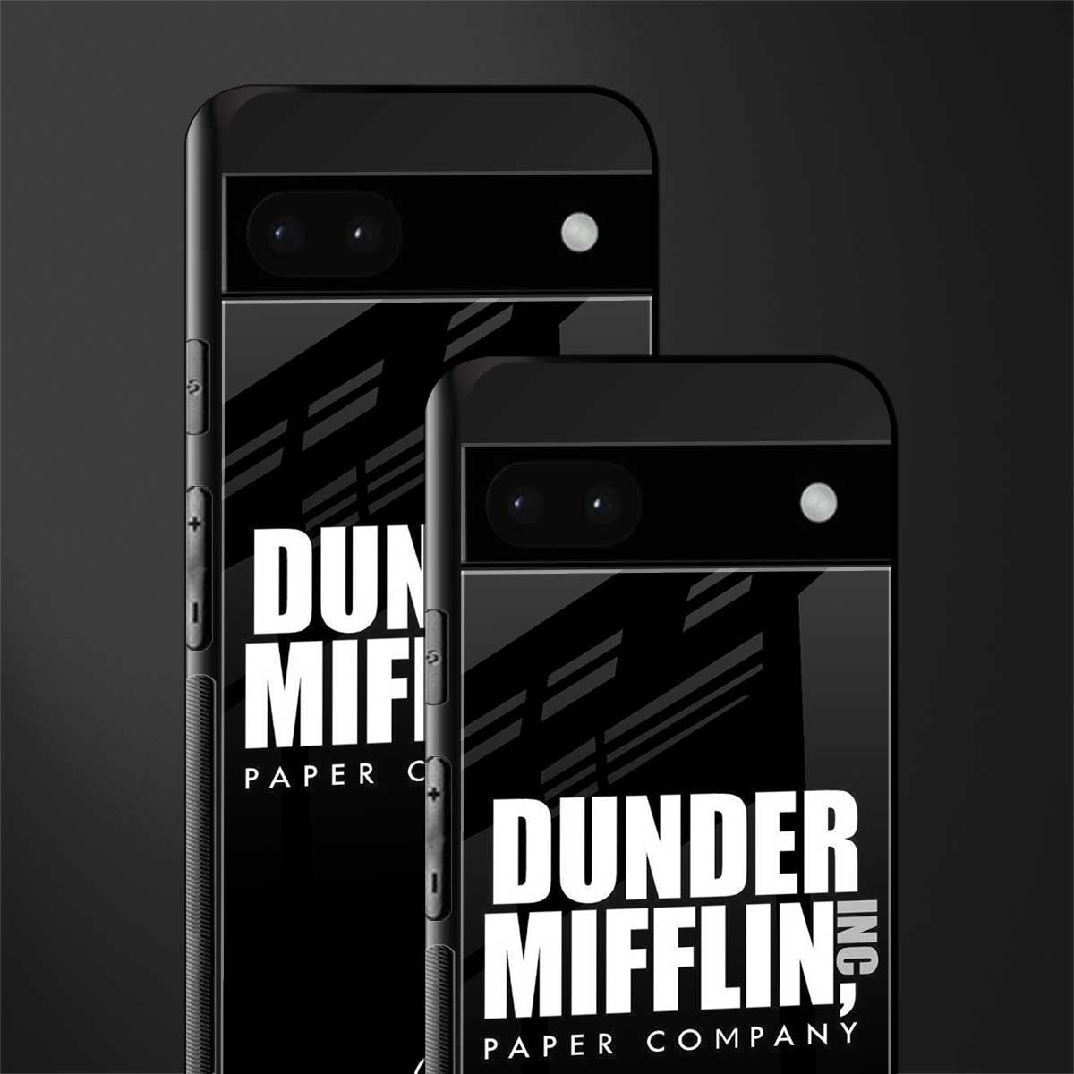 dunder mifflin back phone cover | glass case for google pixel 6a