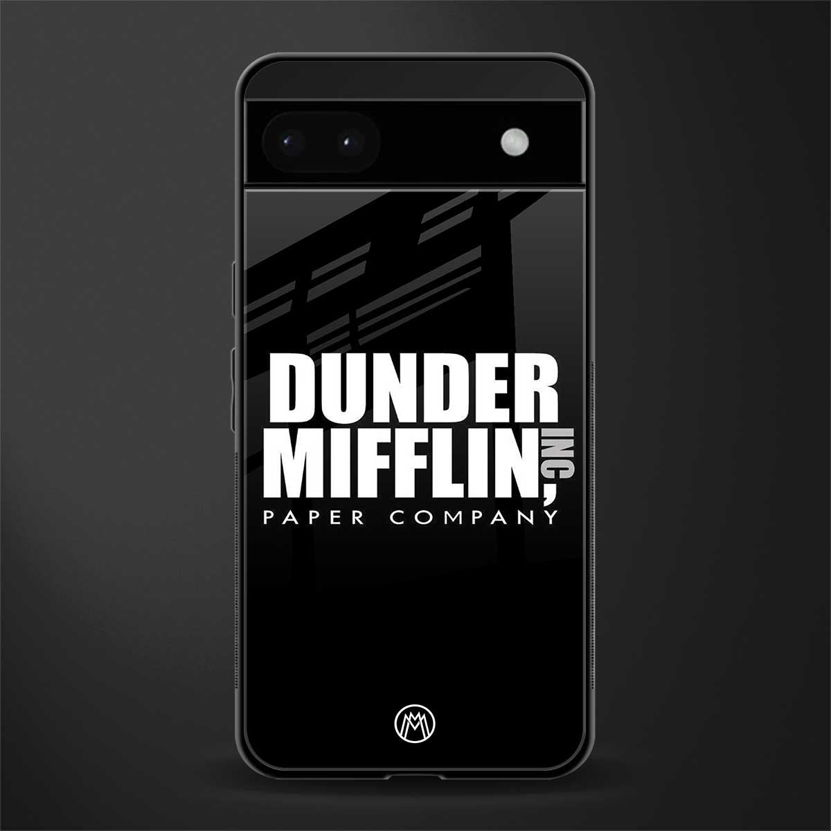 dunder mifflin back phone cover | glass case for google pixel 6a