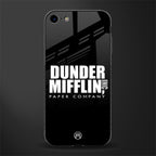 dunder mifflin glass case for iphone se 2020 image