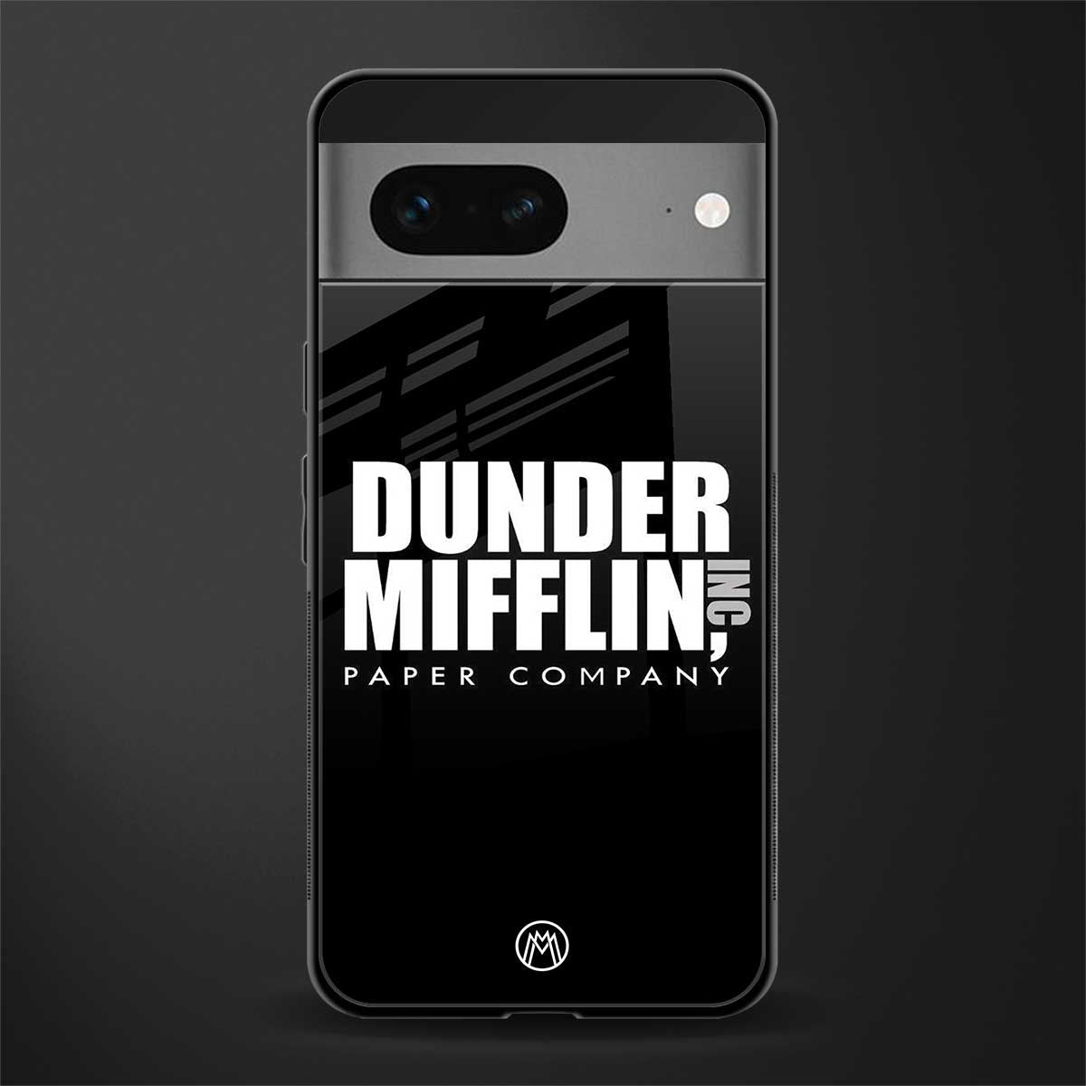 dunder mifflin back phone cover | glass case for google pixel 7