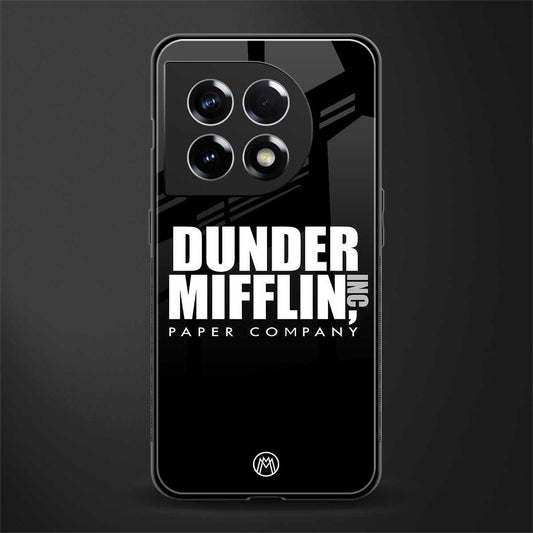 dunder mifflin back phone cover | glass case for oneplus 11