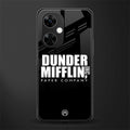 dunder mifflin back phone cover | glass case for oneplus nord ce 3 lite