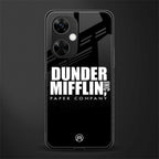 dunder mifflin back phone cover | glass case for oneplus nord ce 3 lite