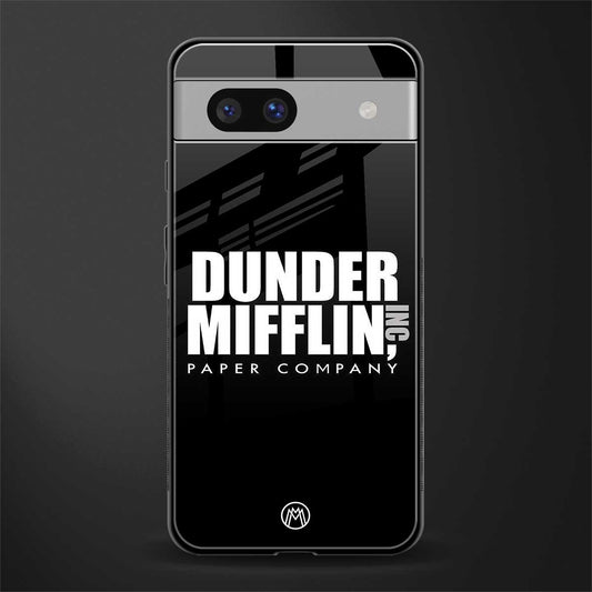 dunder mifflin back phone cover | glass case for Google Pixel 7A