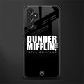 dunder mifflin back phone cover | glass case for samsun galaxy a24 4g