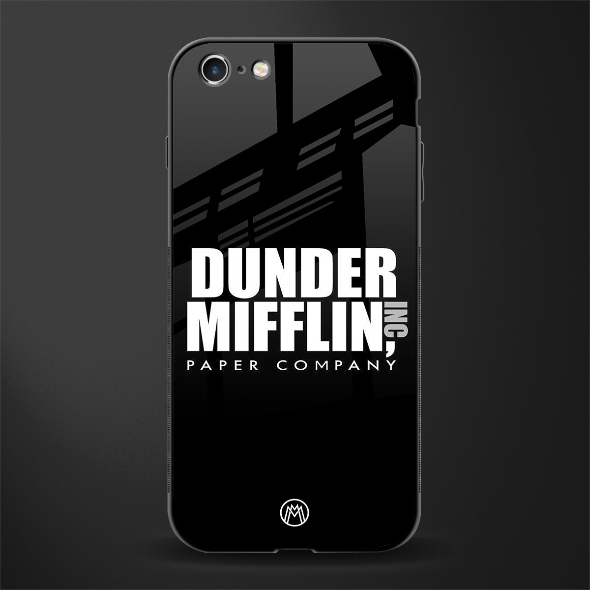 dunder mifflin glass case for iphone 6s plus image