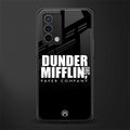 dunder mifflin back phone cover | glass case for oppo a74 4g