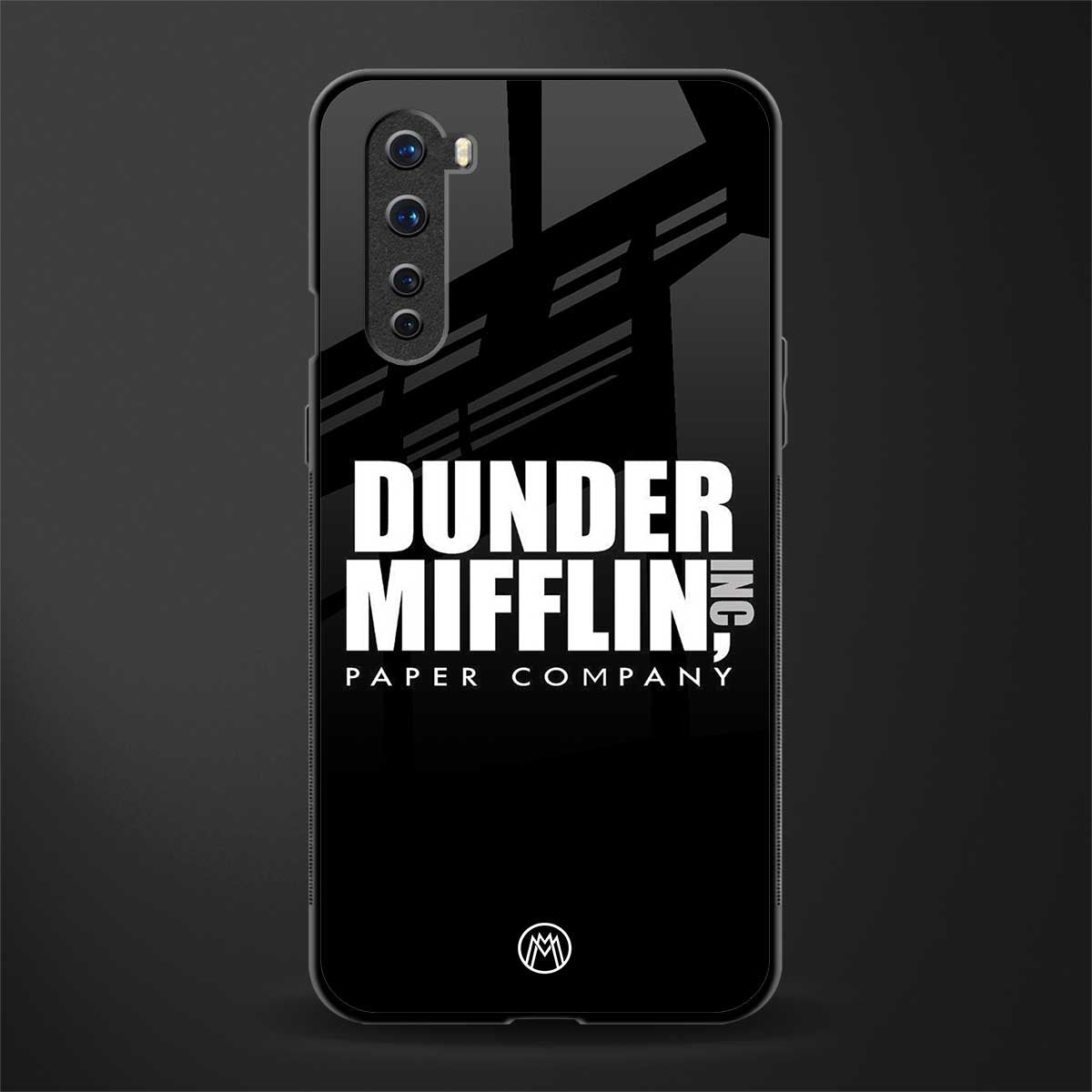 dunder mifflin glass case for oneplus nord ac2001 image