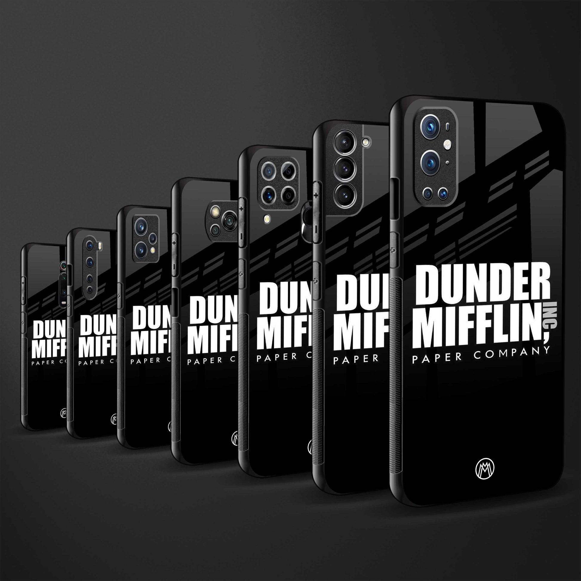 dunder mifflin glass case for oppo f17 image-3