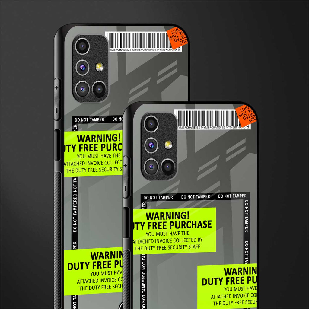 duty free purchase glass case for samsung galaxy m51 image-2